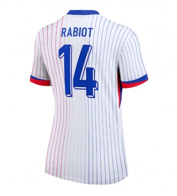Frankrig Adrien Rabiot #14 Udebanetrøje Dame EM 2024 Kort ærmer